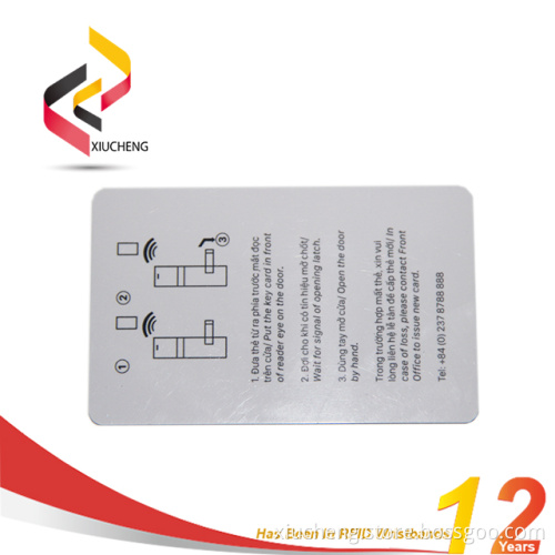 High Quality Round Corner Plastic Smart Card Hotel Key Card